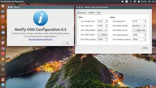Notify OSD screenshot