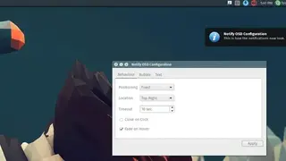 Notify OSD screenshot