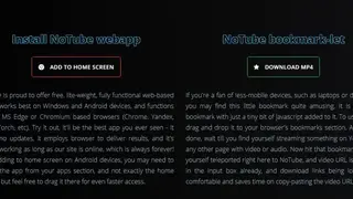 Notube Youtube Converter screenshot
