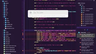 Nova Code Editor screenshot