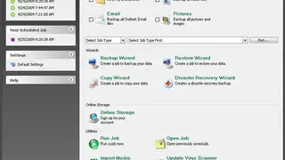 NovaBACKUP Server screenshot