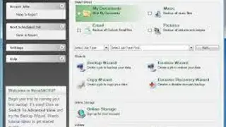 NovaBACKUP Server screenshot