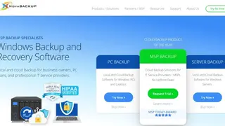 NovaBackup Software screenshot