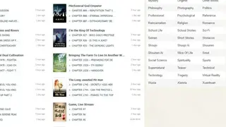 Novel Online Full screenshot