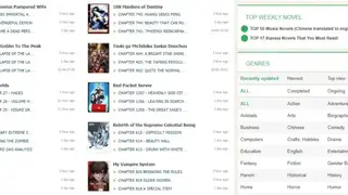 Novel Online Full screenshot