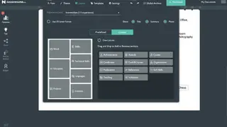 Novorésumé screenshot