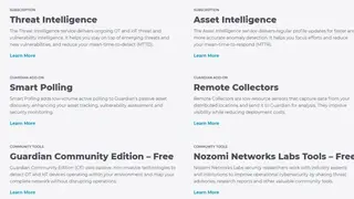 Nozomi Networks screenshot