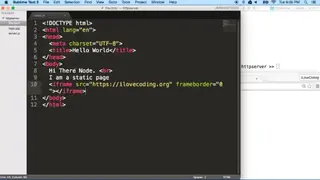 NPM SimpleHTTPServer screenshot
