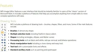 NPS Image Editor screenshot
