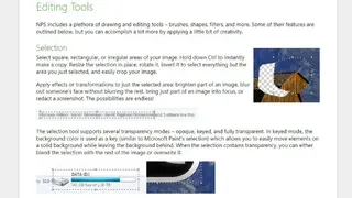 NPS Image Editor screenshot