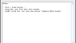 NSIS (Nullsoft Scriptable Install System) screenshot