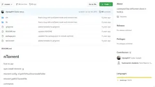 nTorrent screenshot