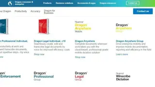Nuance Dragon NaturallySpeaking screenshot