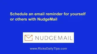 NudgeMail screenshot