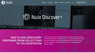 Nuix Discover screenshot