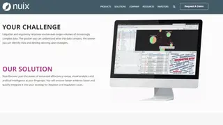 Nuix Discover screenshot