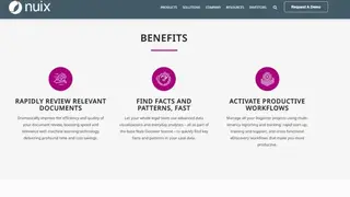 Nuix Discover screenshot