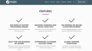 Nuix Discover screenshot