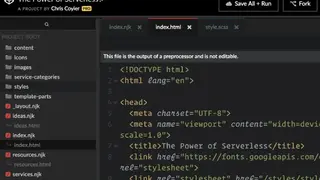 Nunjucks screenshot