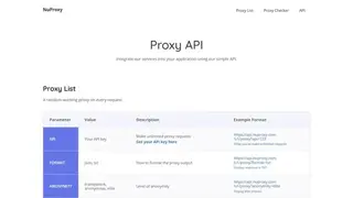 NuProxy screenshot