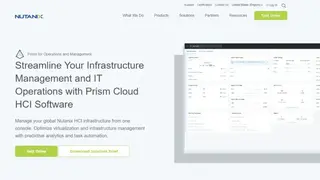 Nutanix Prism screenshot