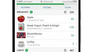 Nutritionix Track screenshot