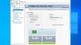 NVIDIA Control Panel screenshot