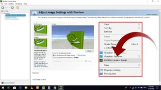 NVIDIA Control Panel screenshot
