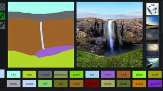 Nvidia GauGAN screenshot