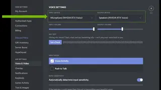 NVIDIA RTX Voice screenshot