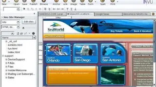 NVU screenshot