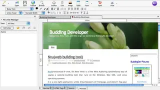 NVU screenshot