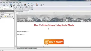 NVU screenshot