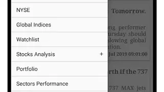 NYSE Stock Market screenshot