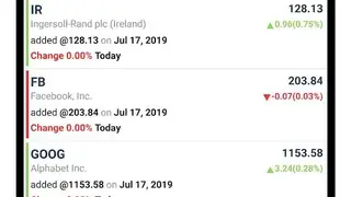NYSE Stock Market screenshot