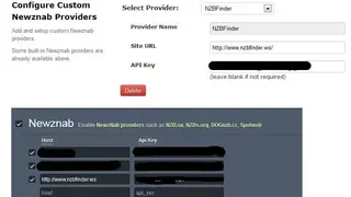 NZBFinder screenshot