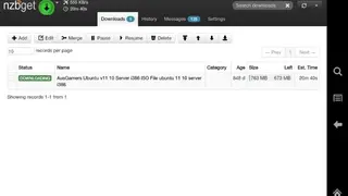 NZBGet screenshot