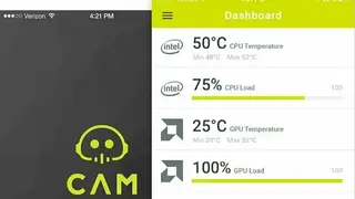 NZXT CAM screenshot