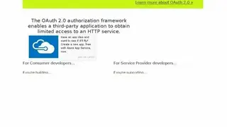 OAuth screenshot