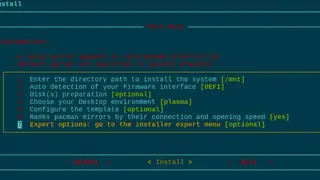 Obarun screenshot