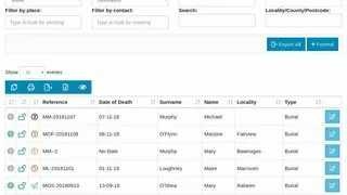 Obit Funeral Management screenshot
