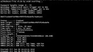 OClHashcat-Plus screenshot