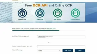 OCR.space Online OCR screenshot