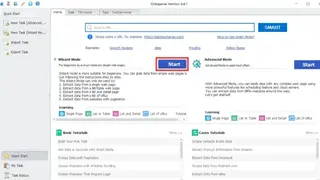Octoparse screenshot