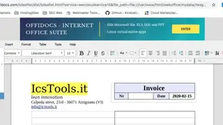 OffiDocs screenshot