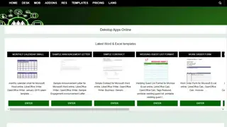 OffiDocs screenshot