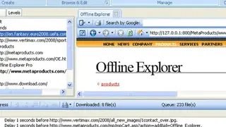 Offline Explorer screenshot