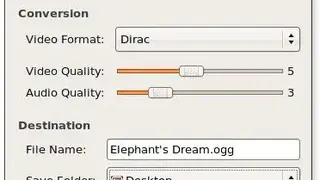 OggConvert screenshot