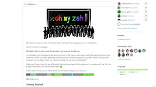 Oh-My-Zsh screenshot