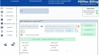 OHIP Billing screenshot